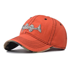 Ajux baseball cap orange offers sun protection for outdoor adventures