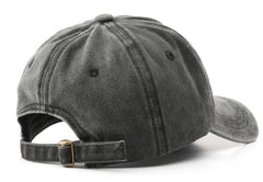 Ajux Vintage Distressed Hat cotton texture close-up highlighting lightweight fabric.