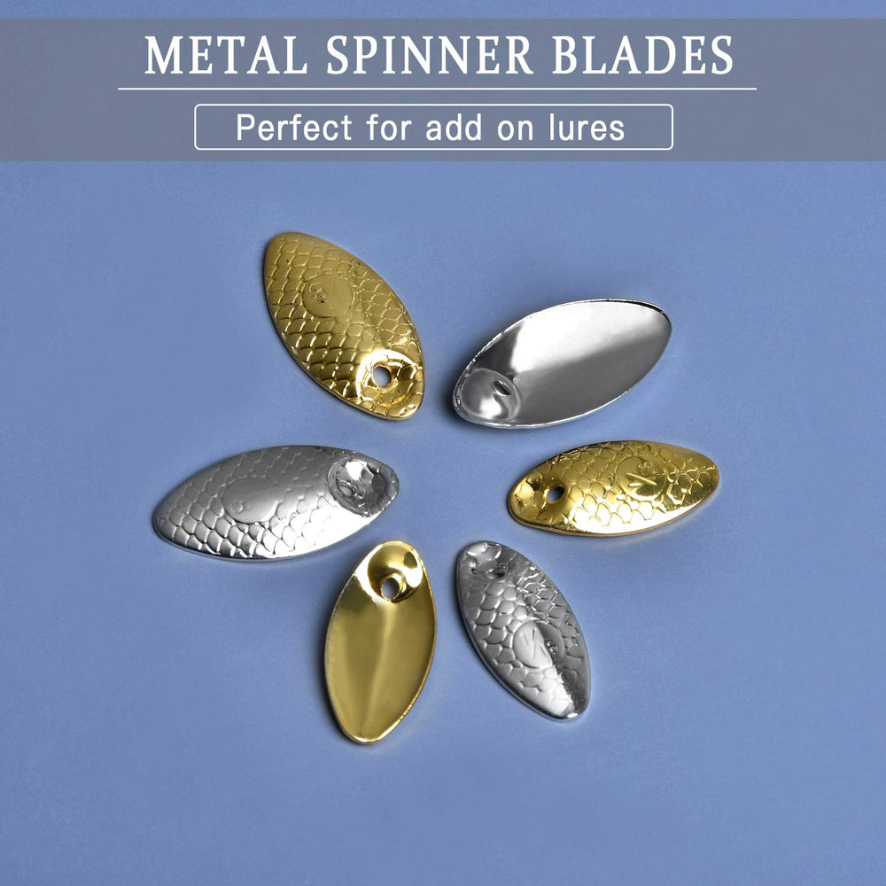 Large Silver spinner spoons (2.6 cm) from Akamino