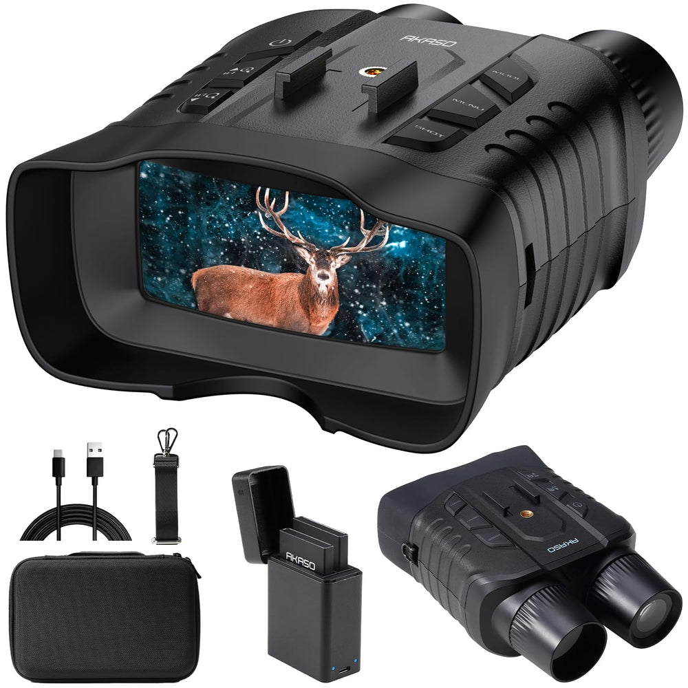 AKASO Seemor-200 front view, compact night vision for outdoor exploration.