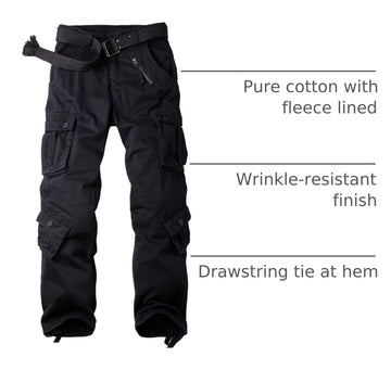 AKHIKING camouflage cargo pants side view, versatile for outdoor activities.