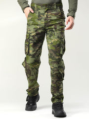 AKHIKING cargo pants with drawstring hem for boot compatibility and wind control