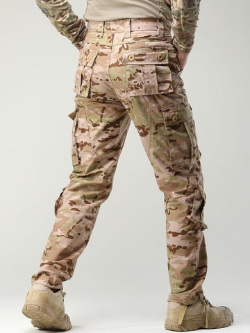 AKHIKING men's cargo pants back pockets provide secure storage.