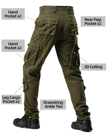 AKHIKING camouflage pattern pants highlight tactical-style versatility for outdoor activities.
