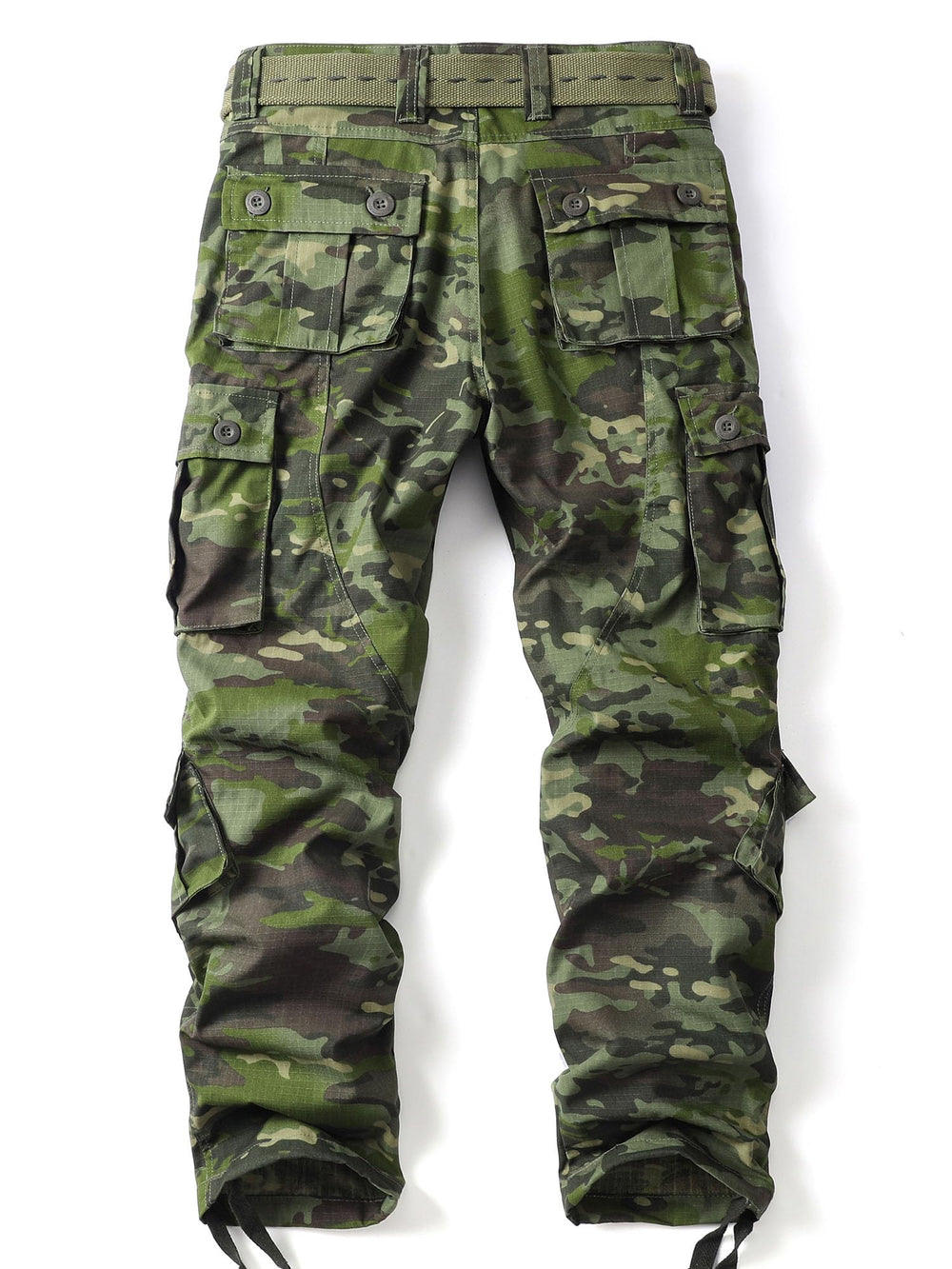 AKHIKING cargo pants ripstop fabric close-up demonstrates durable wear resistance.