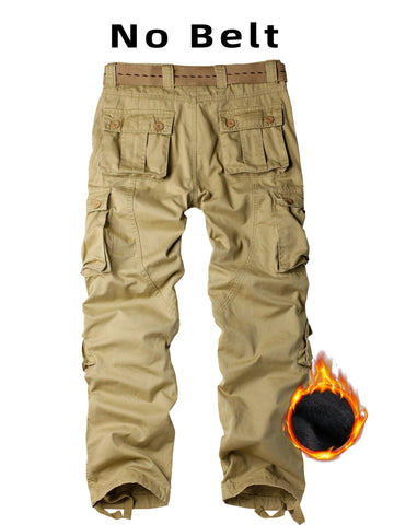 AKHIKING cargo pants side pocket detail highlighting outdoor storage
