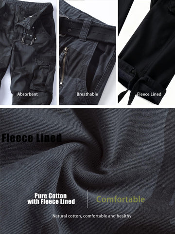 AKHIKING fleece-lined fabric provides breathability and wrinkle resistance.