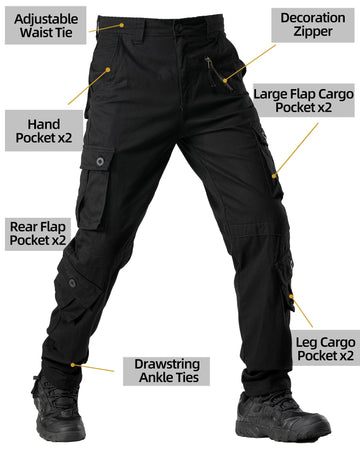 AKHIKING pants drawstring hem adjust to boots, sealing wind during hikes.