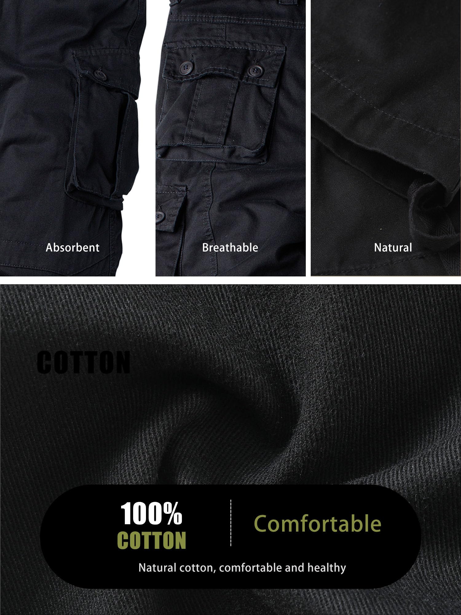AKHIKING women's cargo pants 8 pockets emphasizes all-day organization on hikes or job sites.