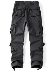 AKHIKING Women's Cargo Pants back pockets for secure storage on outdoor trips.