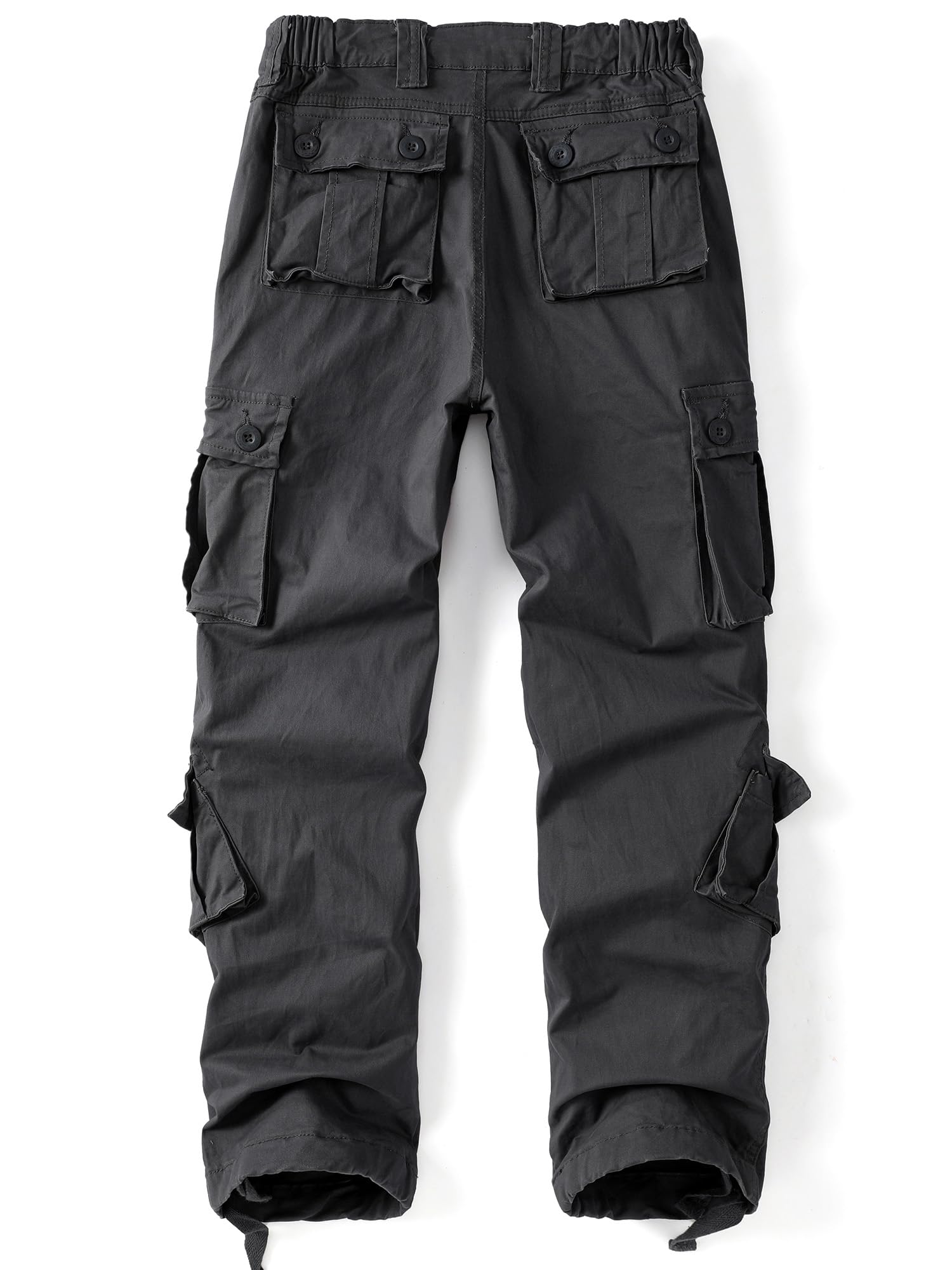 AKHIKING women's cargo pants d-gray side pocket layout highlights ample storage.