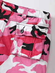 AKHIKING cargo pants drawstring hem detail for boot-friendly fit and wind control.