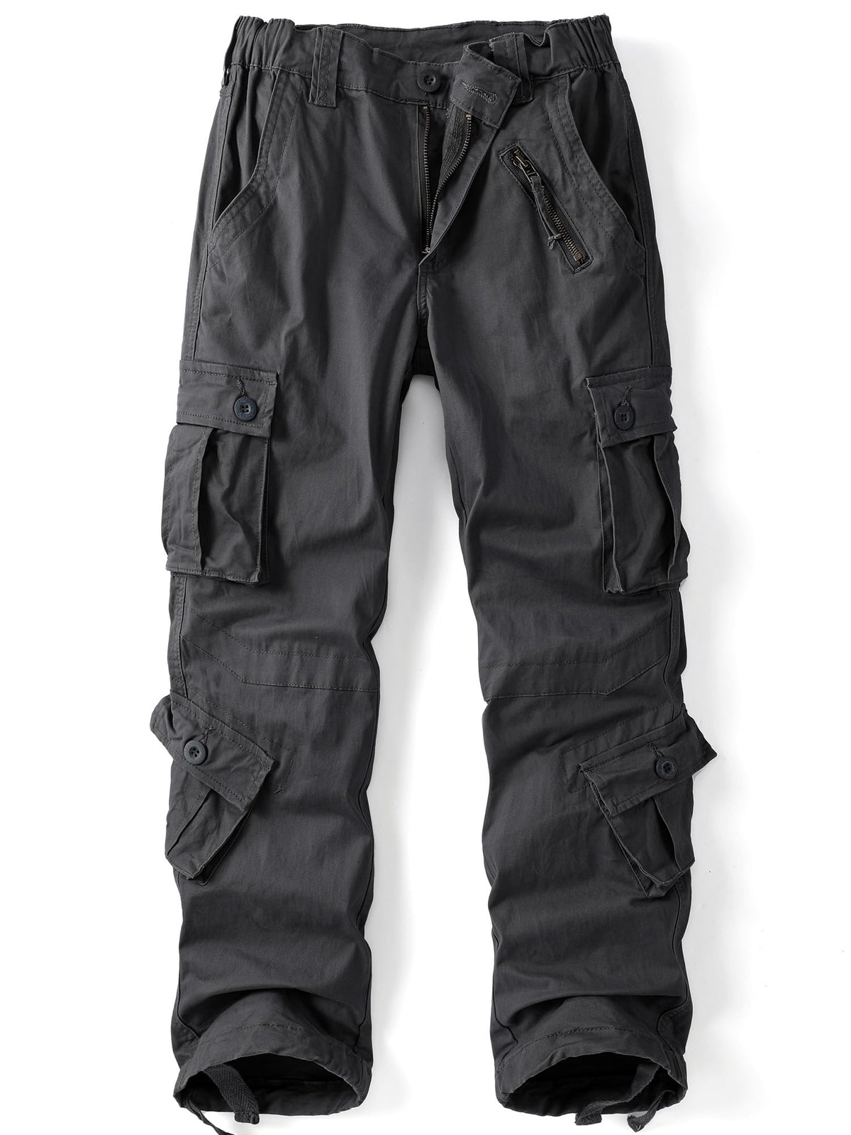 AKHIKING Women's Cargo Pants front view with eight pockets for gear organization.