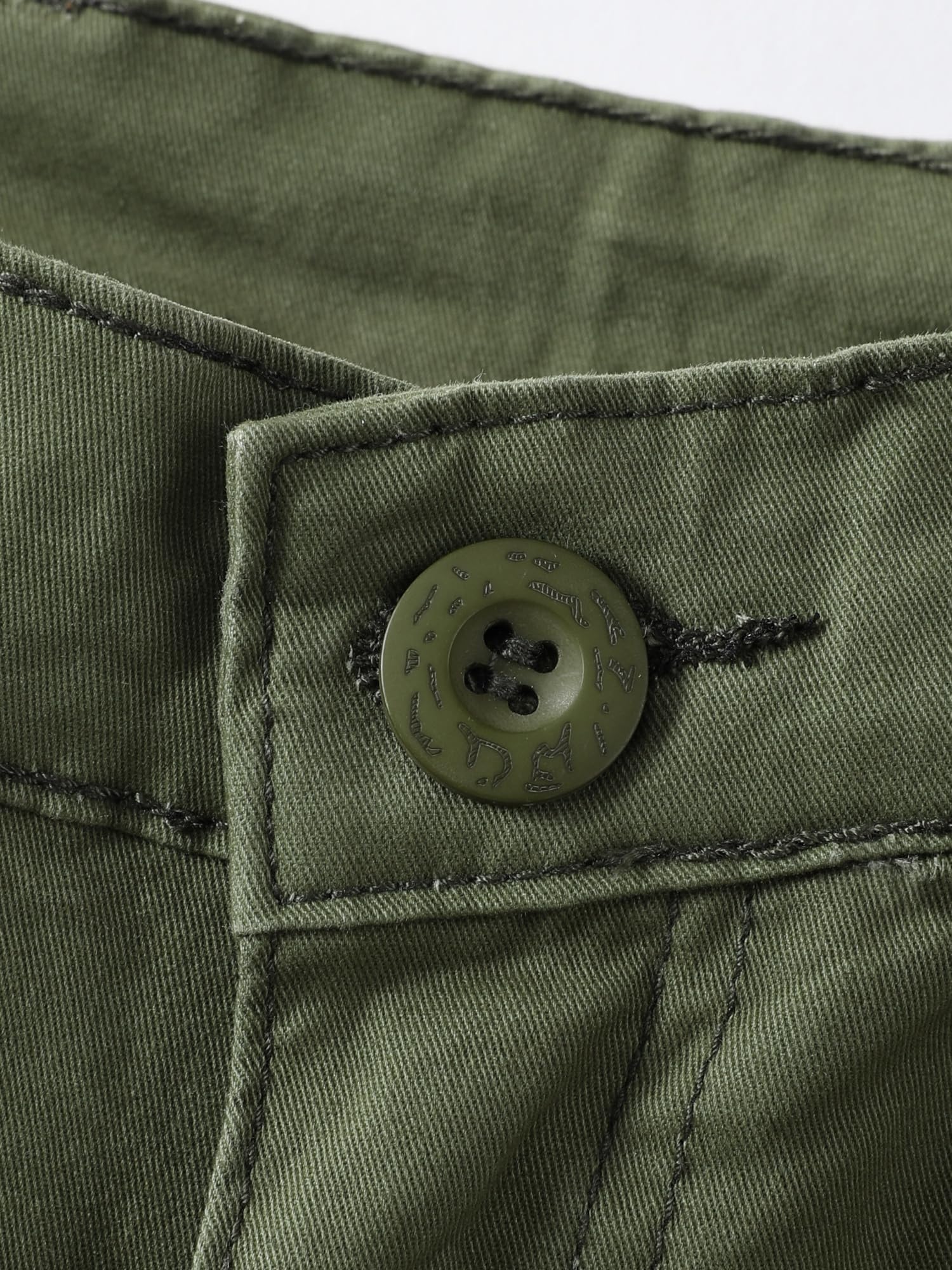 AKHIKING women's cargo pants full-length green for versatile outdoor use