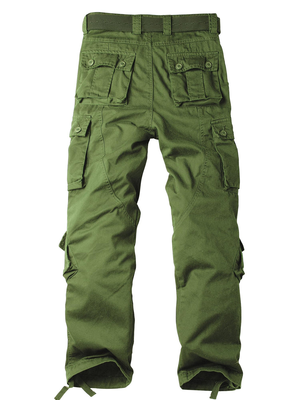 AKHIKING women's cargo pants pocket-detail green highlighting eight-pocket design for gear