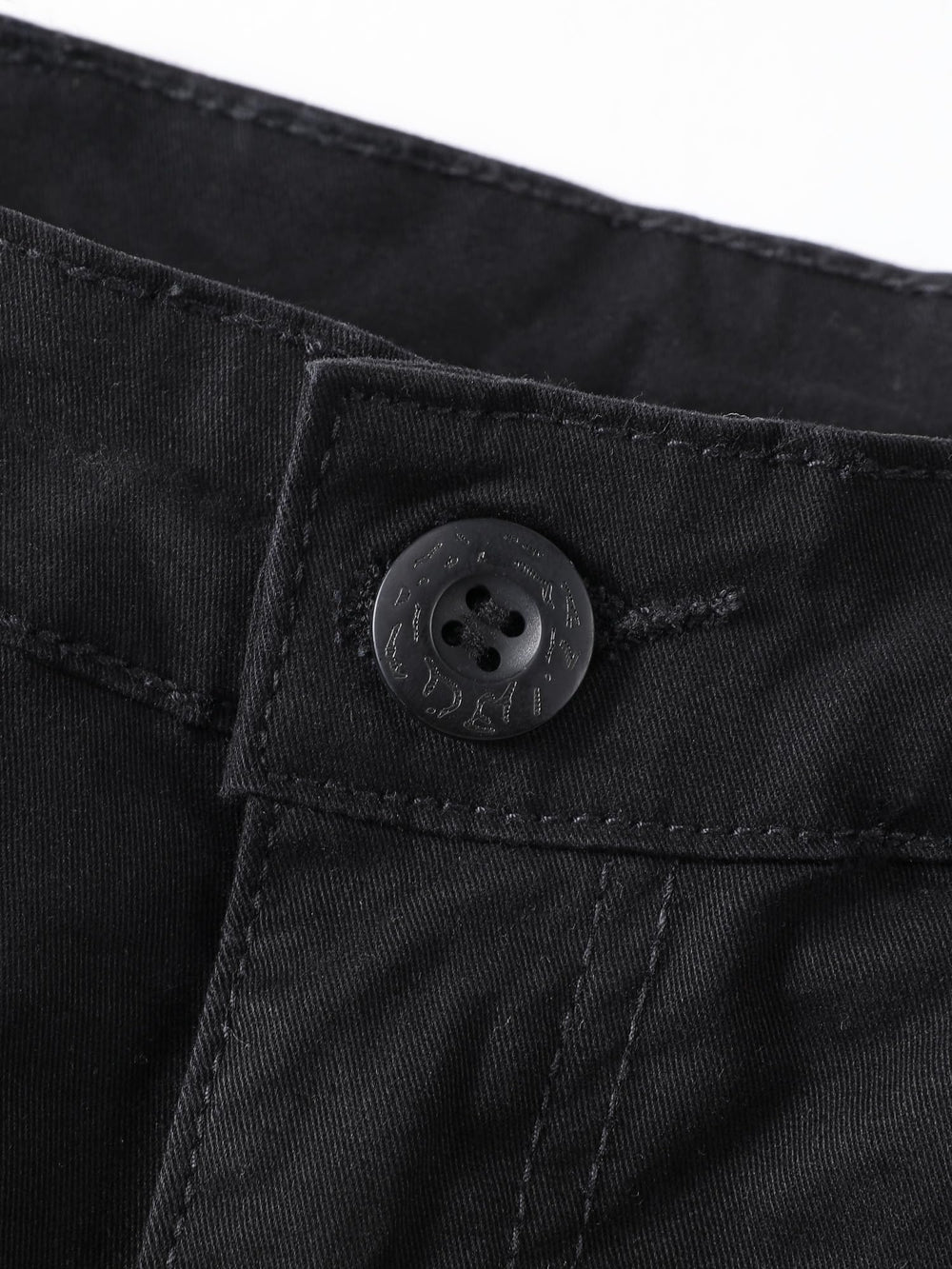 AKHIKING women's cargo pants wrinkle-resistant fabric close-up for easy care.