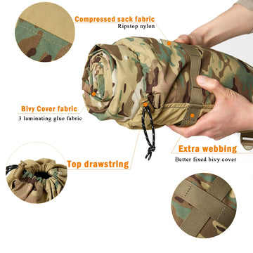 Akmax.cn bivy cover minimalist design delivers weather protection with compact carry