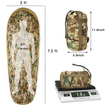 Akmax.cn bivy cover three-layer nylon enhances windproof, breathable protection in harsh conditions