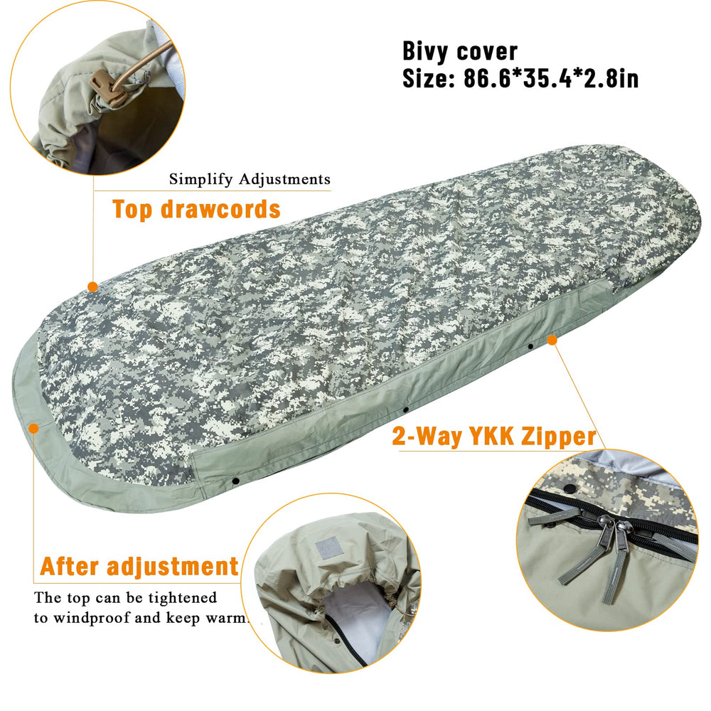 Akmax.cn Bivy Cover Sack nylon-fabric closeup reveals three-layer laminated material