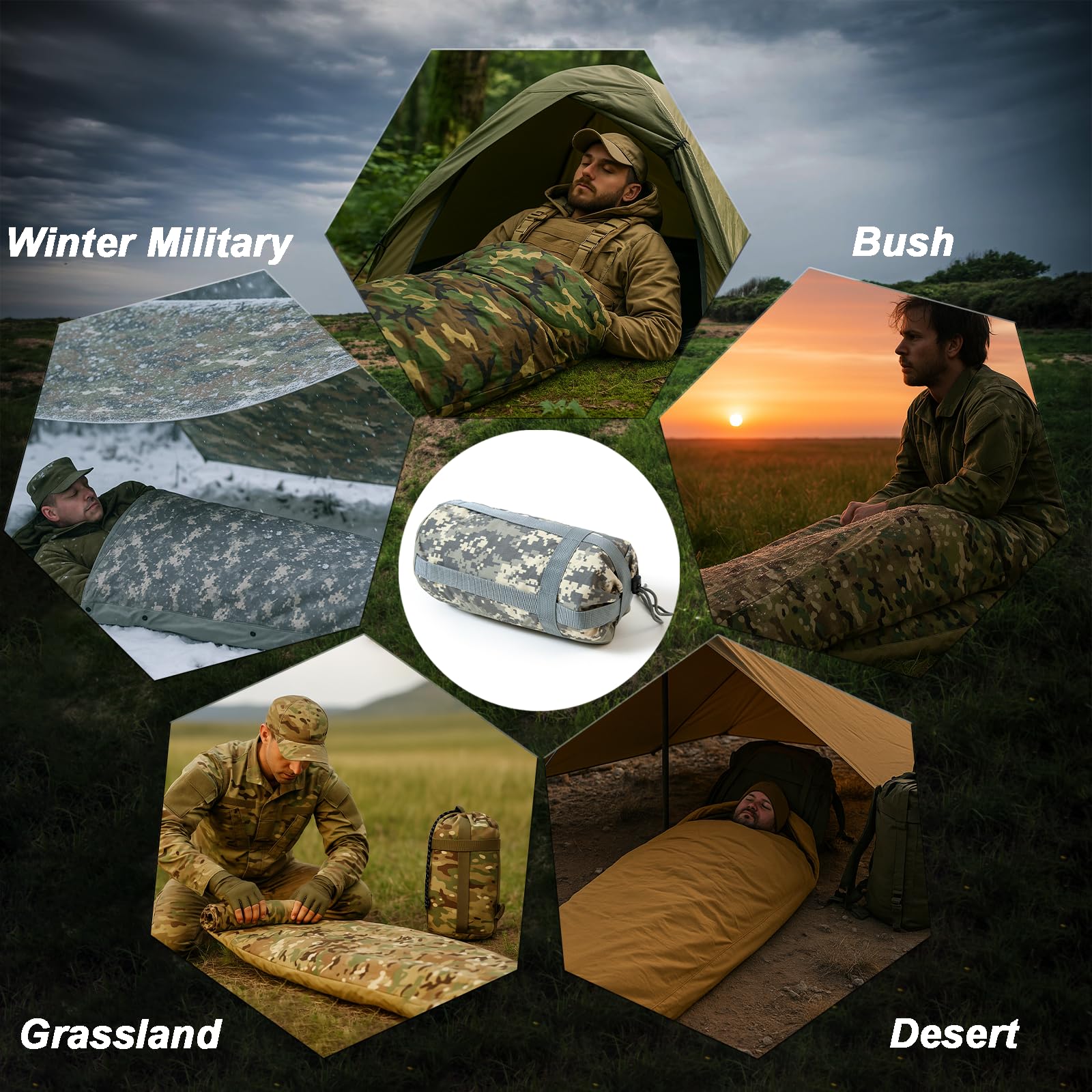 Akmax.cn Bivy Cover Sack packed-volume comparison for travel efficiency