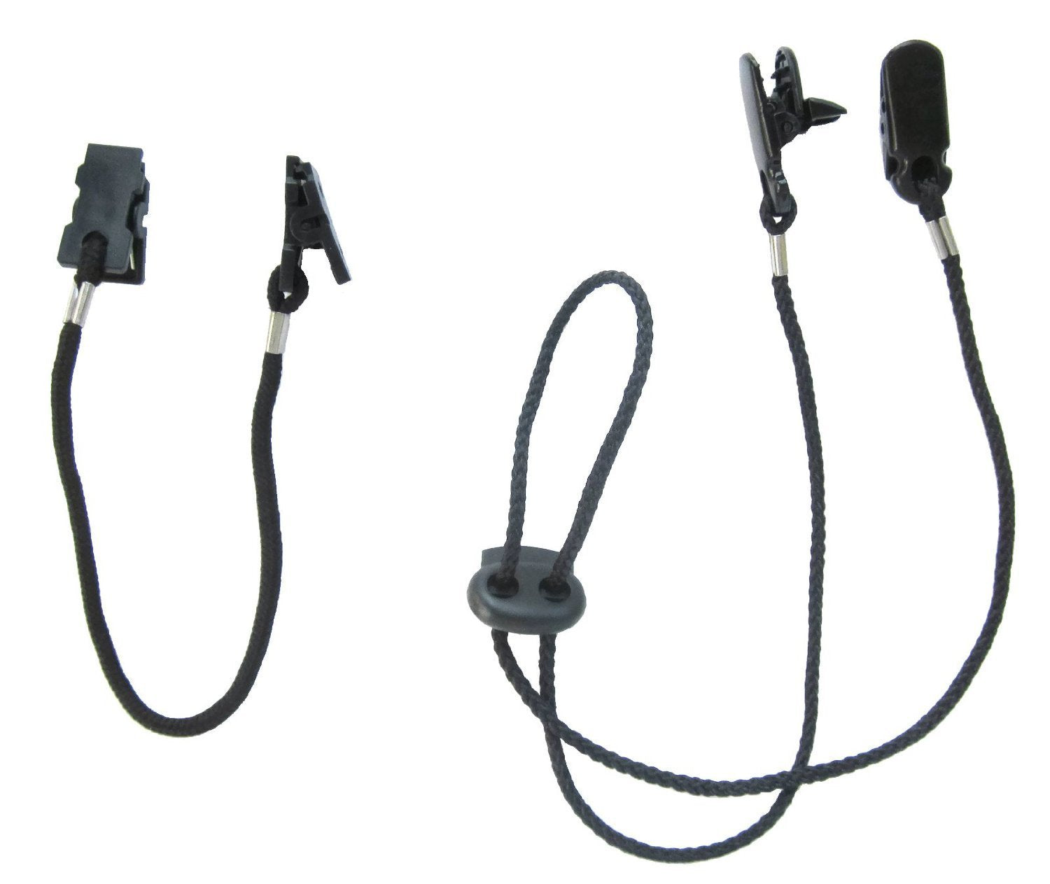 AKOAK cap clip windproof black keeps hats secure during windy sports.