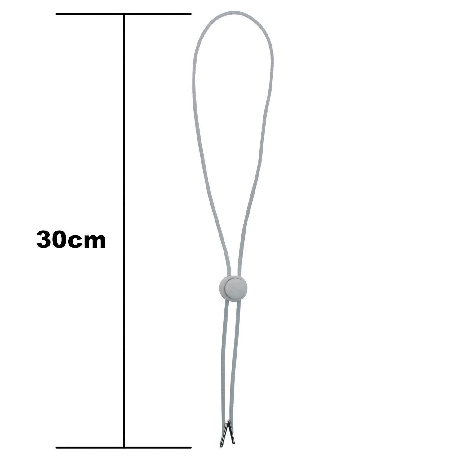 AKOAK elastic adjustable hat chin cord clip fits any hat style for outdoor use