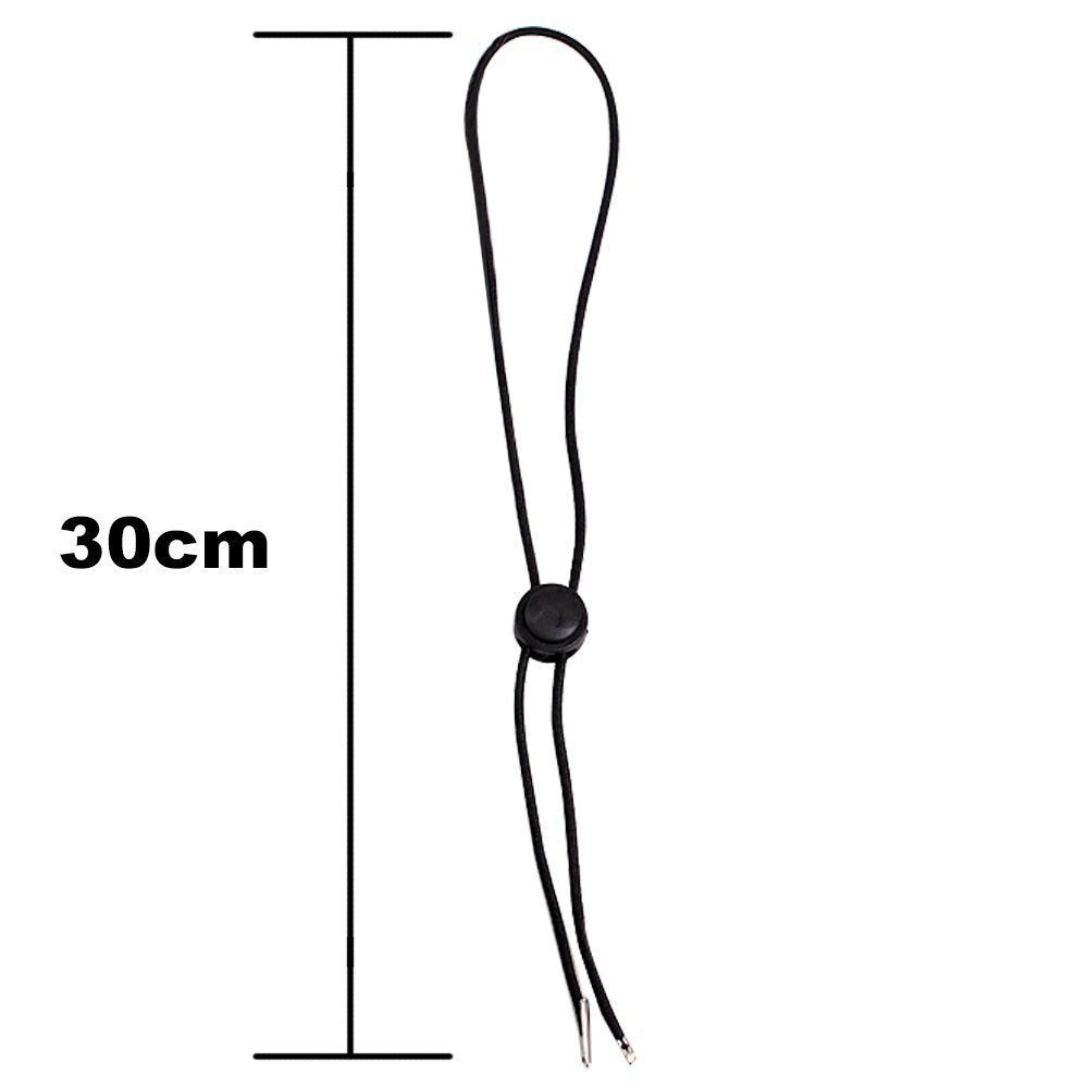 5-pack set in black for hats with/without eyelets