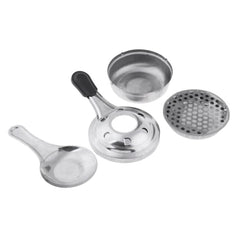 AKOAK mini stove with anti-burn handle for safe transport.
