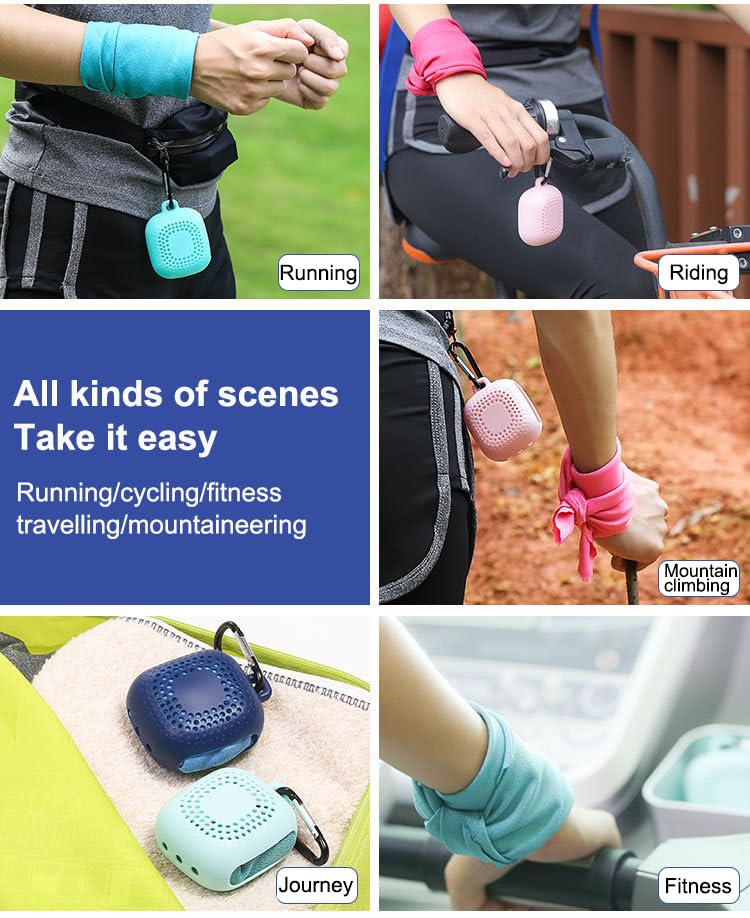 AKOAK travel-friendly compact towel in a bag