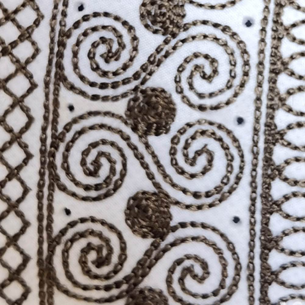 AKONNAS embroidered topi design detail for sacred style