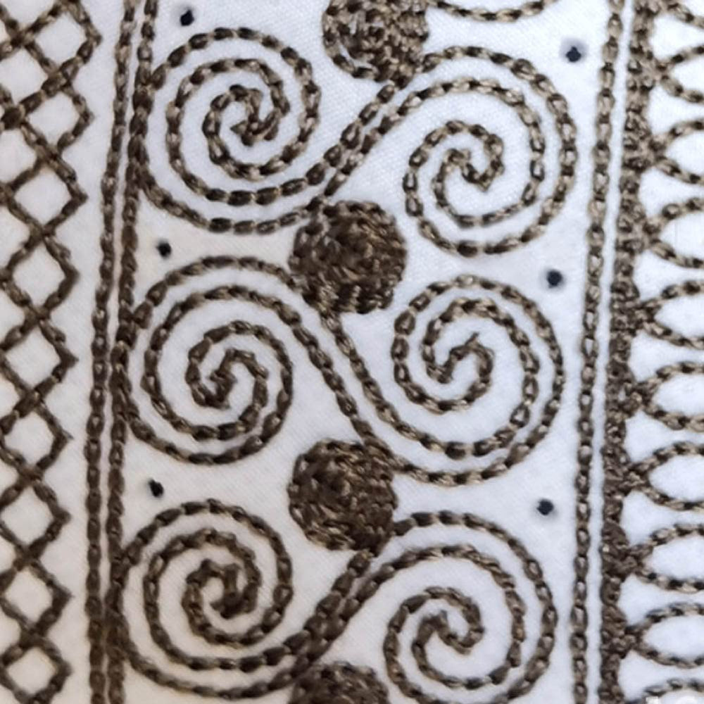 AKONNAS embroidered topi design detail for sacred style
