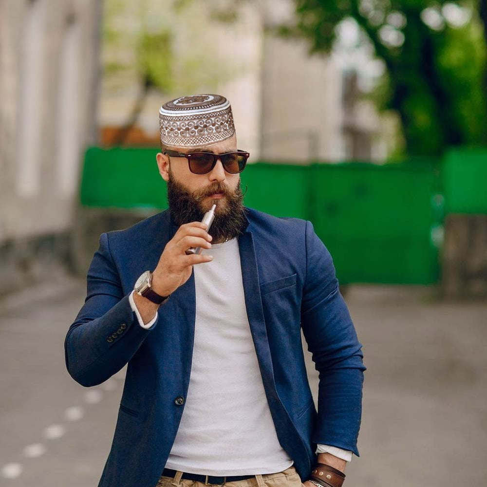 AKONNAS five-pack kufi hats for men, compact and gift-ready
