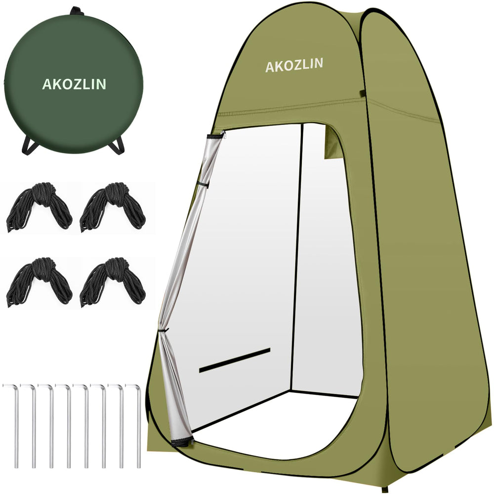 AKOZLIN dimensions provide spacious private changing area.