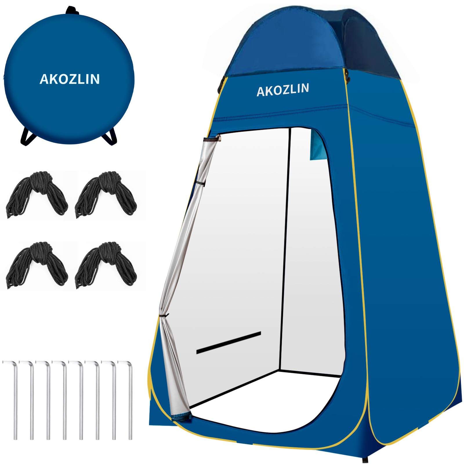 AKOZLIN private-pop-up-tent-design enables quick setup for beach trips and camping.