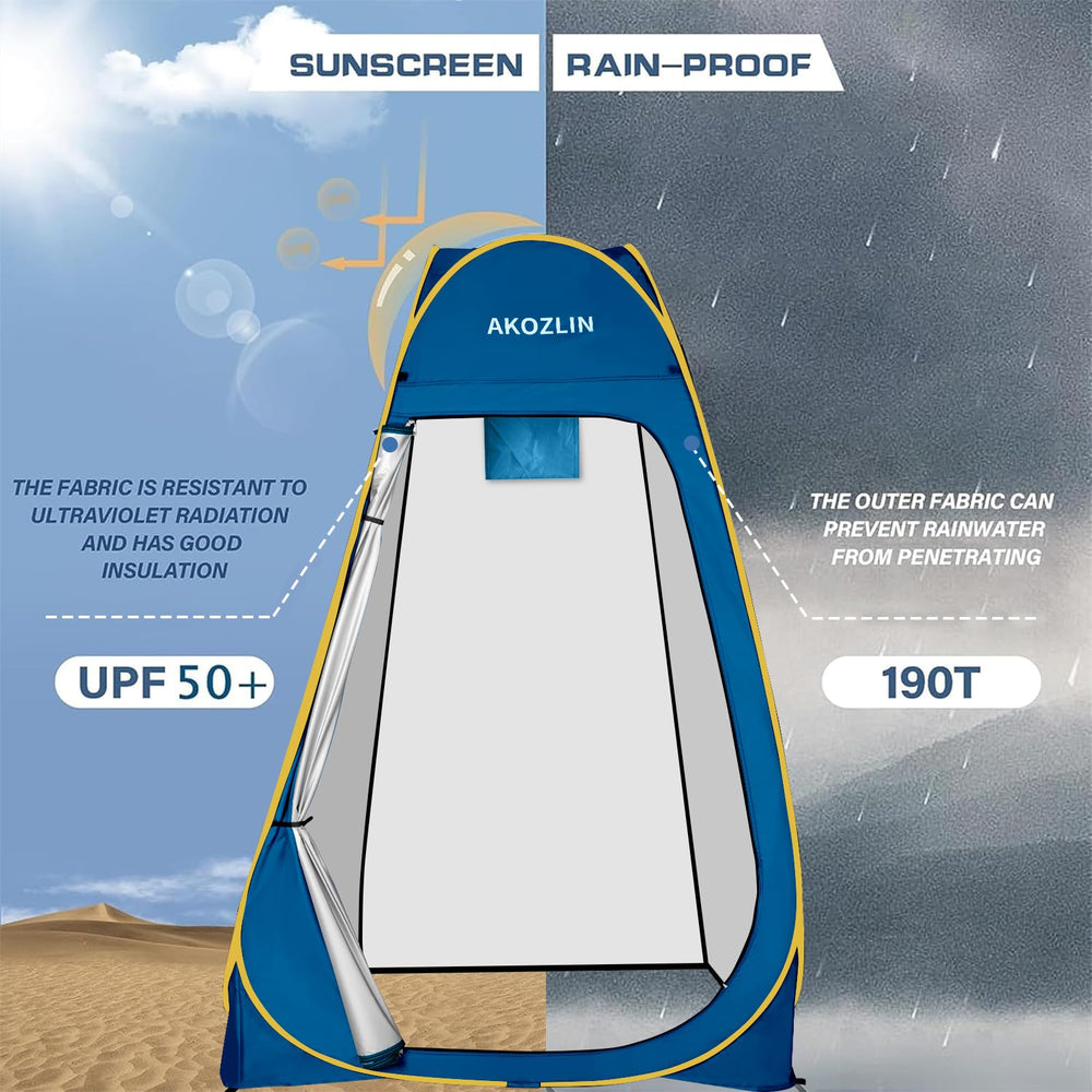 AKOZLIN tear-resistant-190t-polyester construction delivers durable shelter in camp settings.