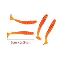 Akozon 50-piece pack ready for versatile freshwater and saltwater fishing.