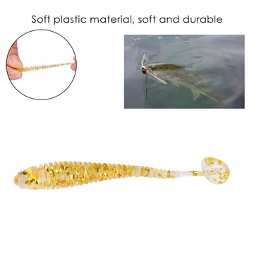 Akozon Compact Lightweight Lures; easy to cast from shore or boat.