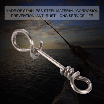 Akozon Fastach Clips Size 0 close-up, quick-link design for fast lure changes.