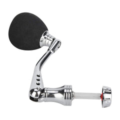 Akozon fishing reel handle CNC metal close-up showing durable machining