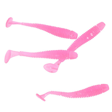 Akozon fishing soft lures with a 5 cm T-tail for versatile fishing.