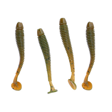 Akozon fishing soft lures 50pc pack for versatile freshwater and saltwater fishing