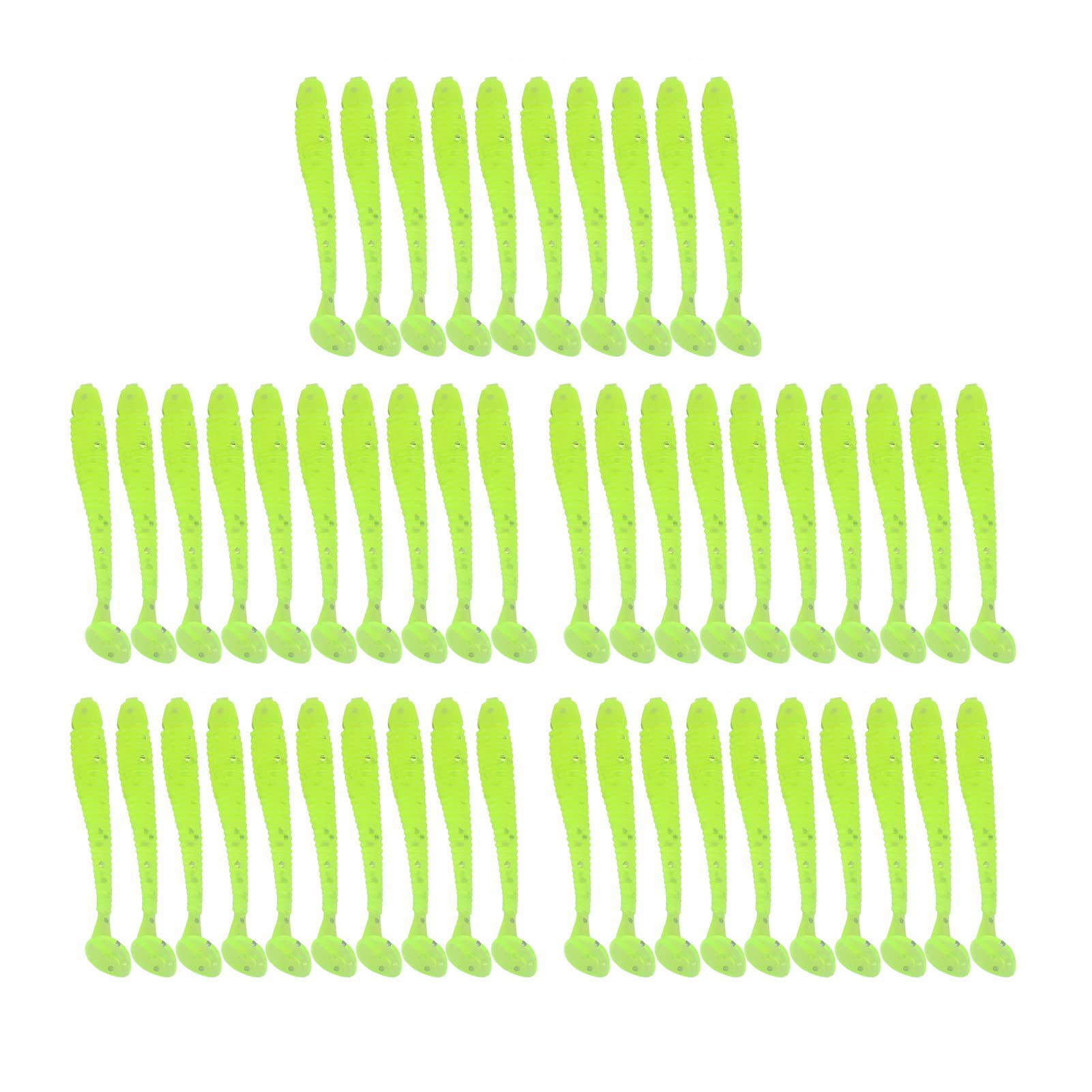 Akozon fluorescent green color lure for high visibility in murky water