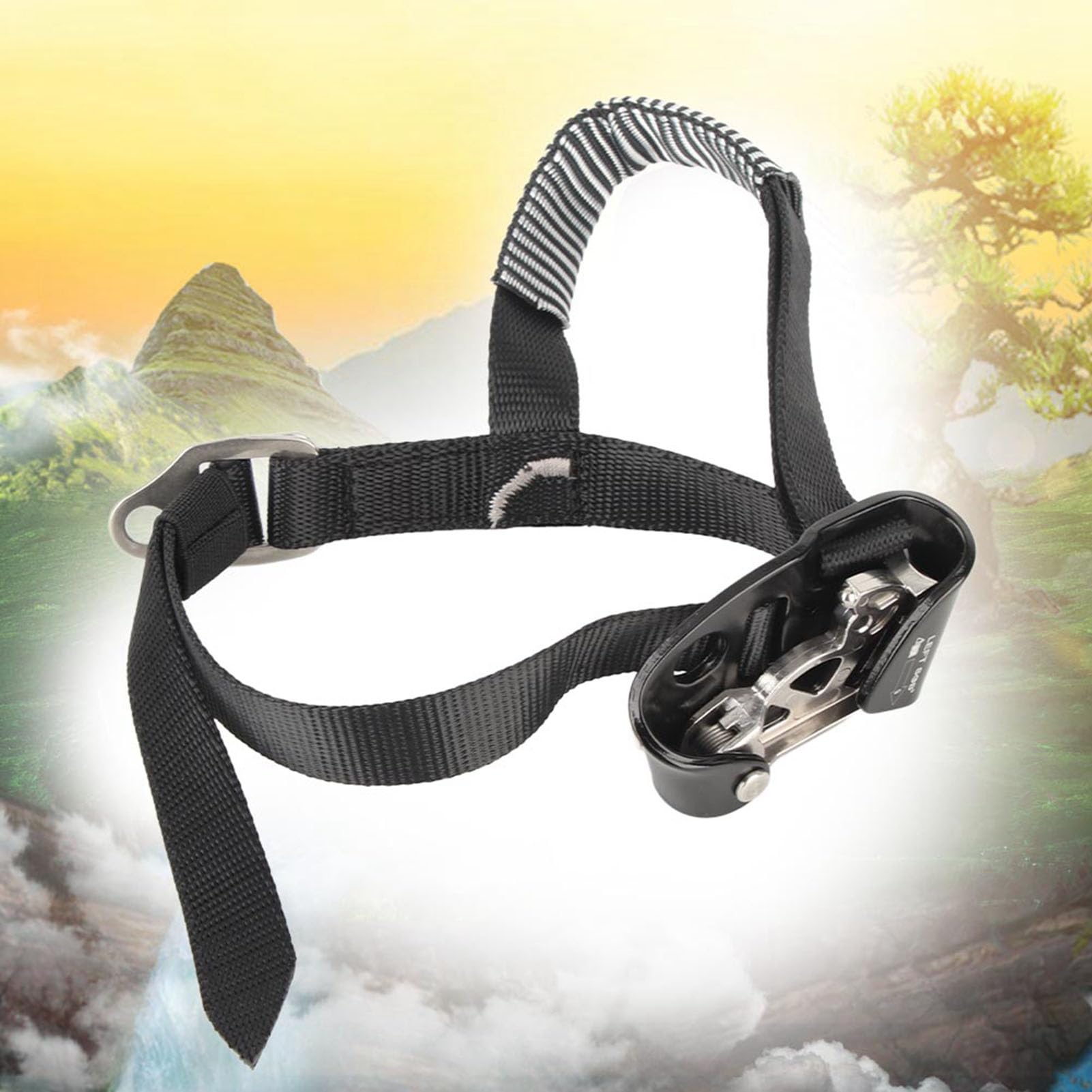 Akozon Foot Ascender showcases aluminium body for lightweight durability.