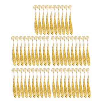 Akozon Gold Color Lures; high visibility in murky water.