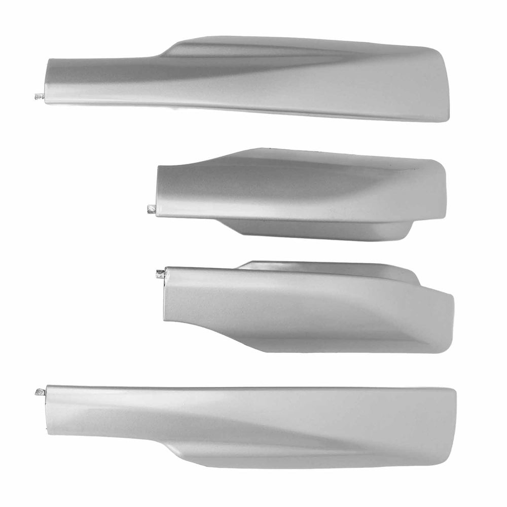 Akozon roof rack cover silver finish provides a sleek upgrade for the vehicle