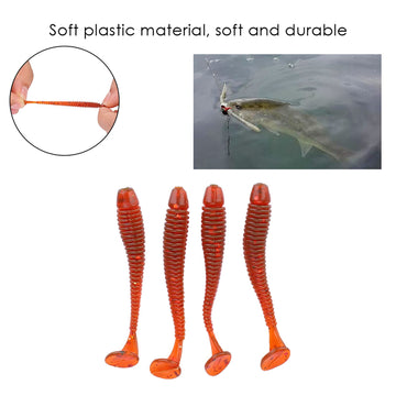 Akozon soft plastic lure with realistic swimming action mimicking prey underwater.