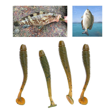 Akozon T-tail design mimics sea cucumber for natural silhouette underwater