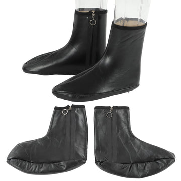 Akozon fleece-lined leather socks provide cozy warmth