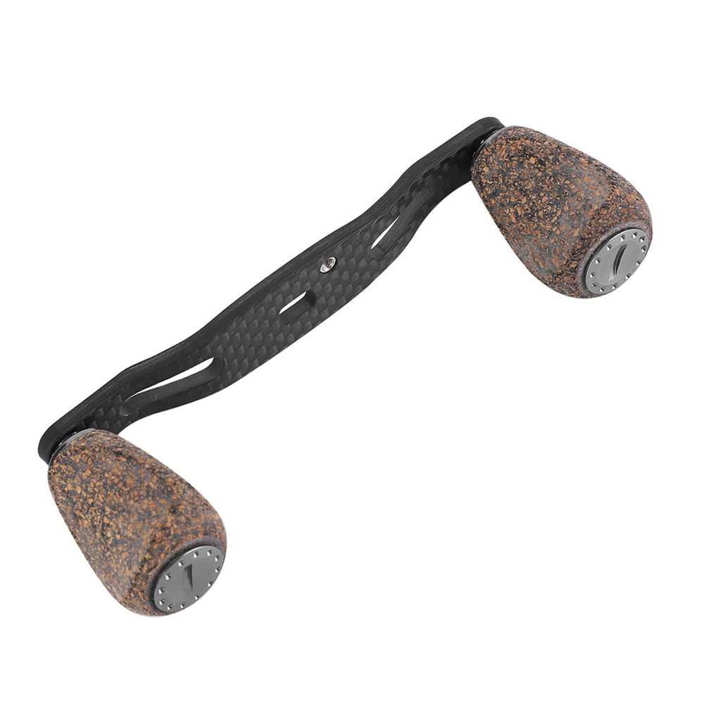 Akozon wood grip performance shown in hand during wet fishing.