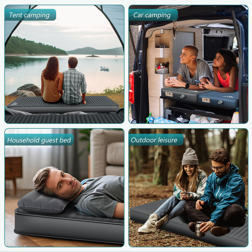 AKUDY all-season camping pad supports year-round use and shared adventures